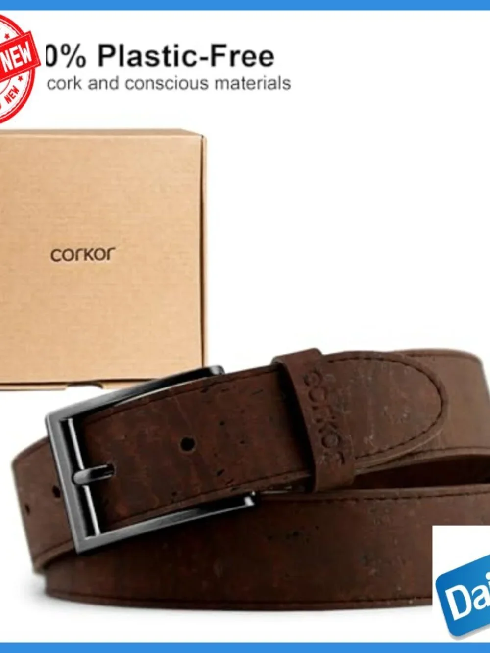 Vegan Cork Belt 1.38